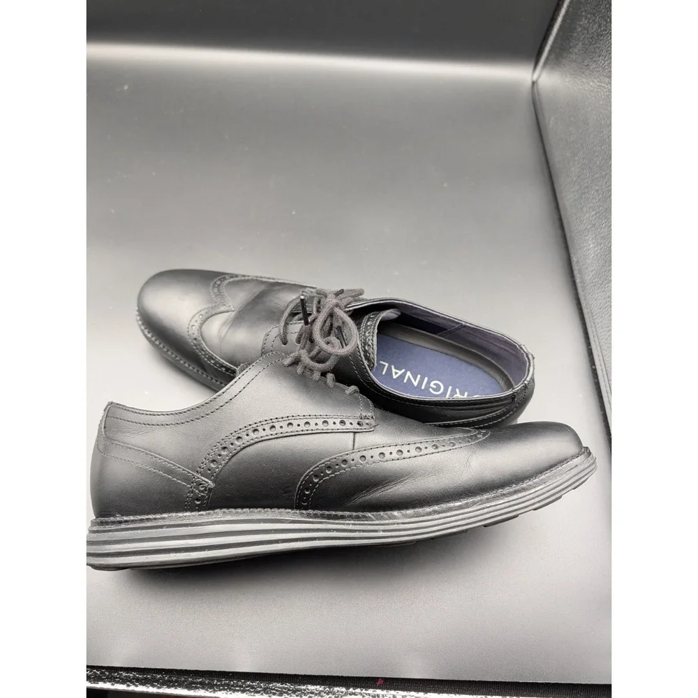 Cole Haan Men's Original Grand Classic‎ Wingtip Oxford Black C27984 Size 11.5